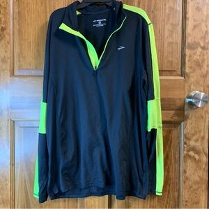 Men’s BROOKS running athletic 1/4 zip pullover size medium